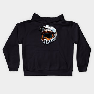 bike helmet design Kids Hoodie